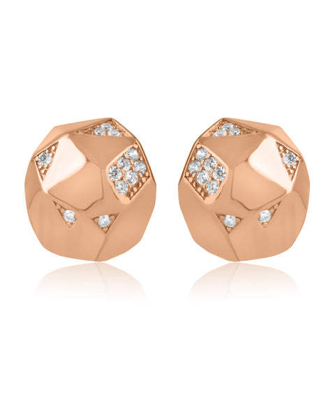 Amore Rose Gold Earrings