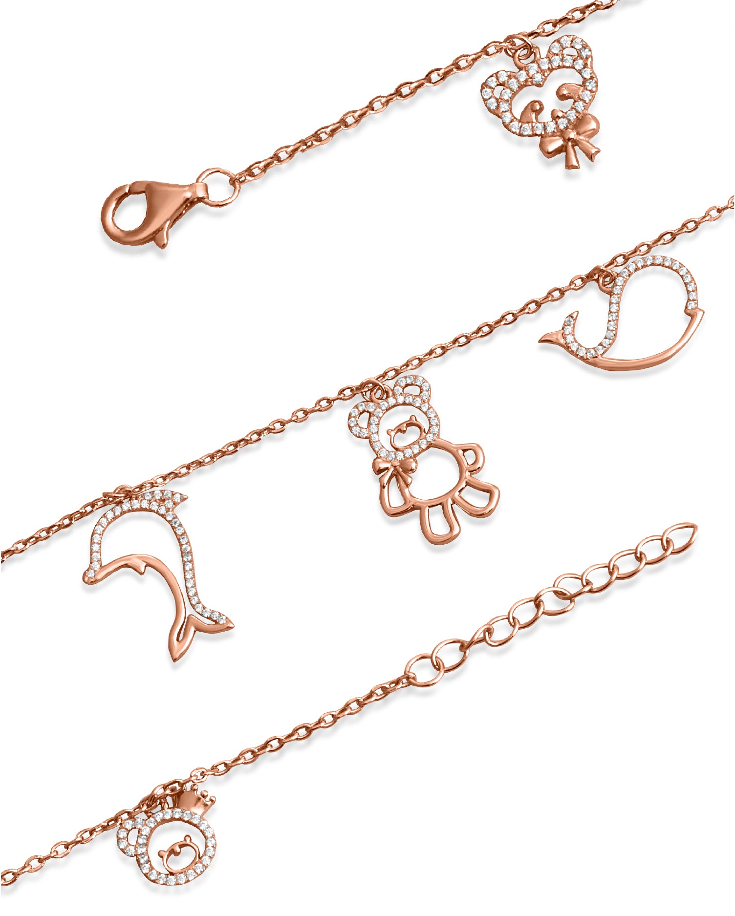 Pure Glam Rose Gold Bracelet