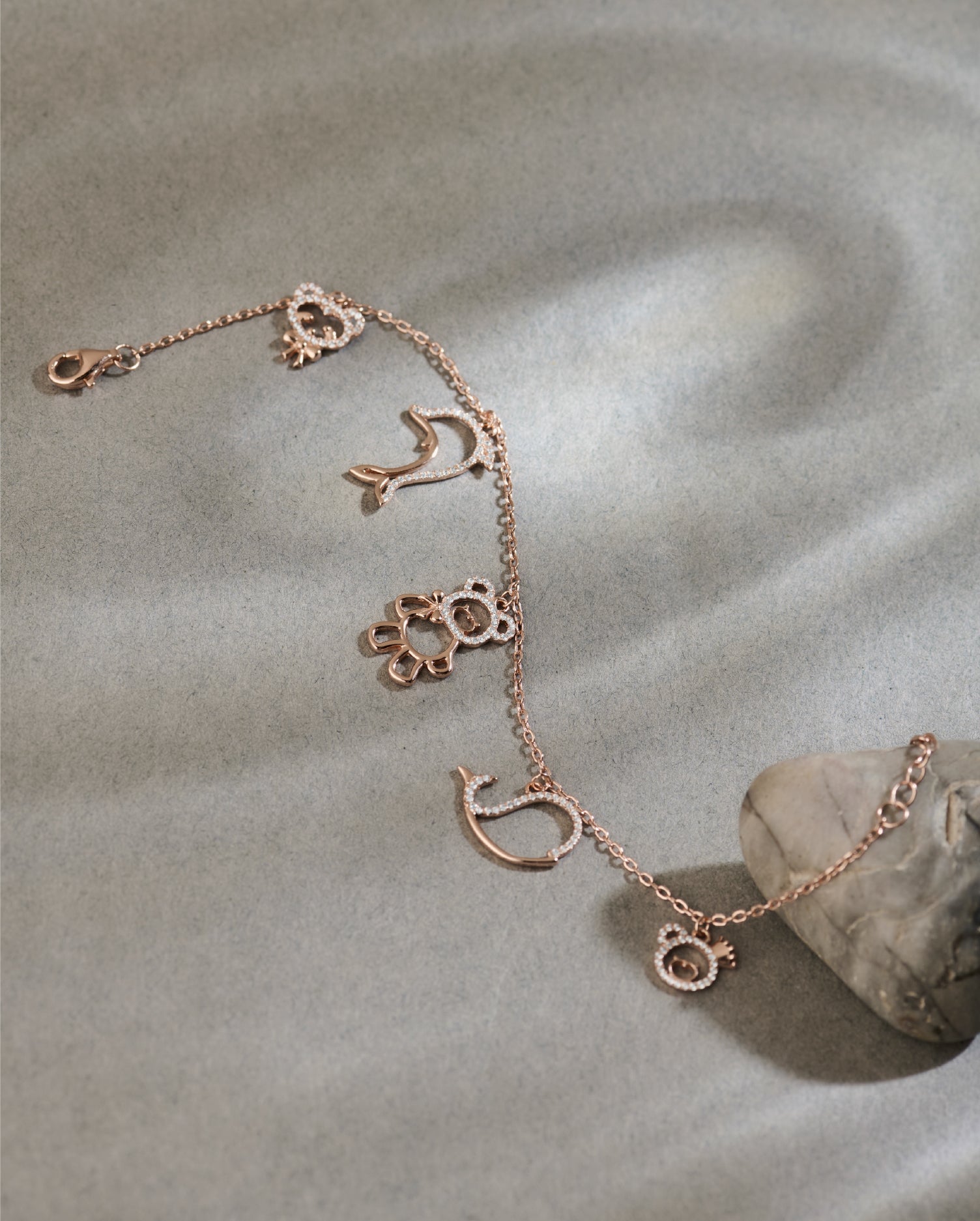 Pure Glam Rose Gold Bracelet