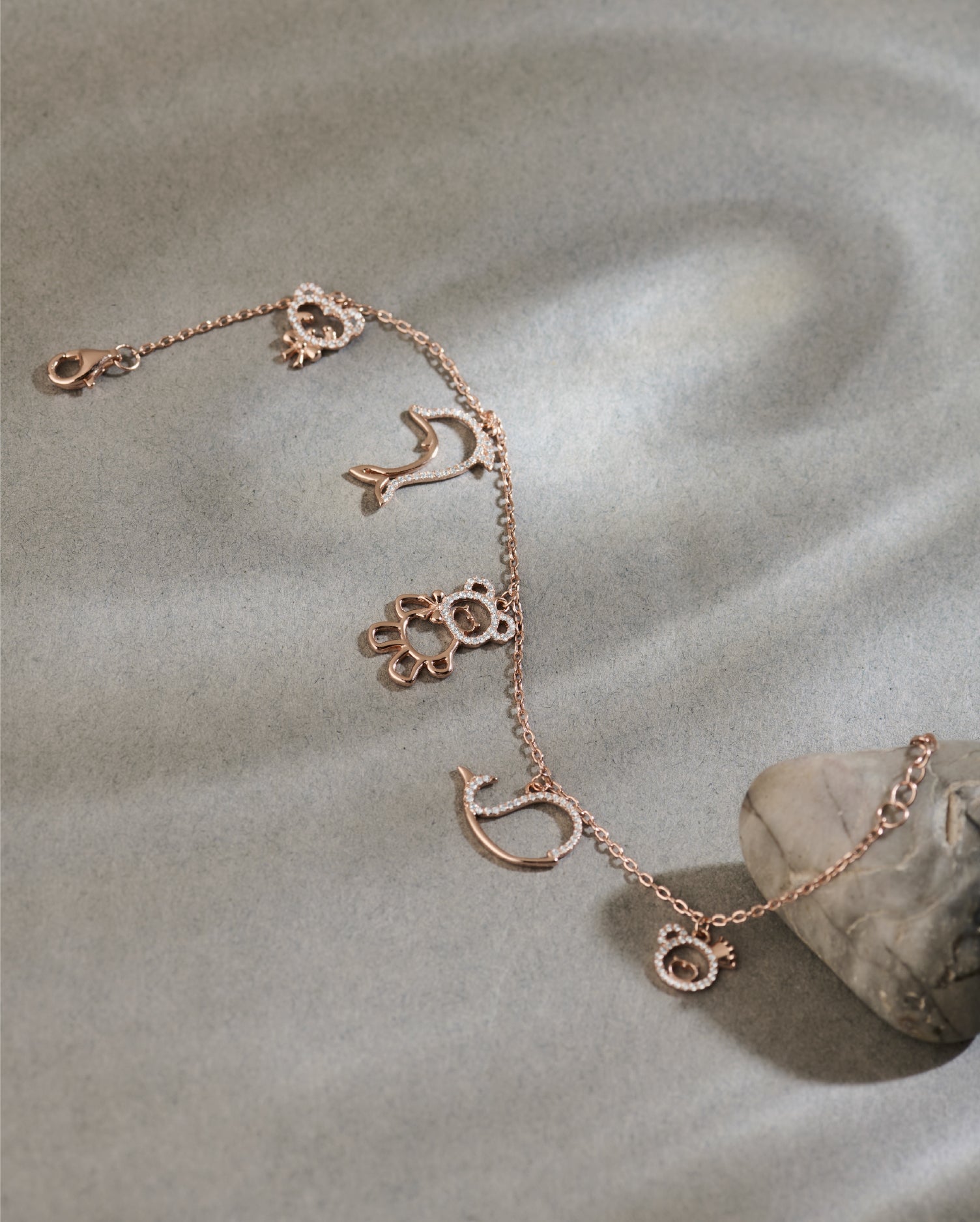 Pure Glam Rose Gold Bracelet