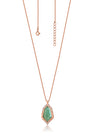Lira Rose Gold Chain Pendant