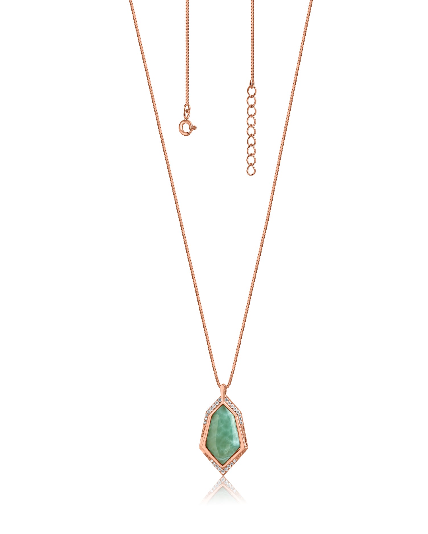 Lira Rose Gold Chain Pendant