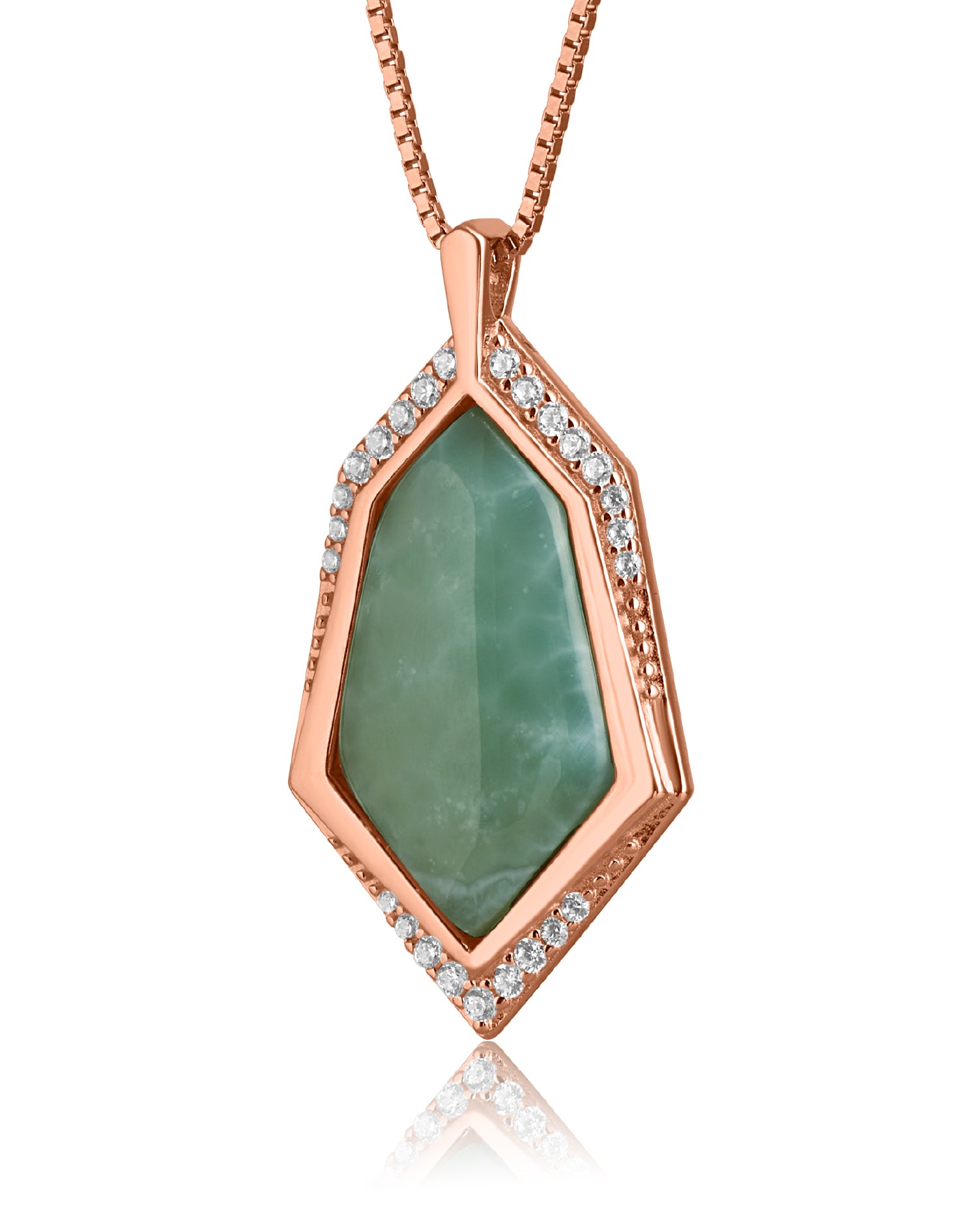 Lira Rose Gold Chain Pendant