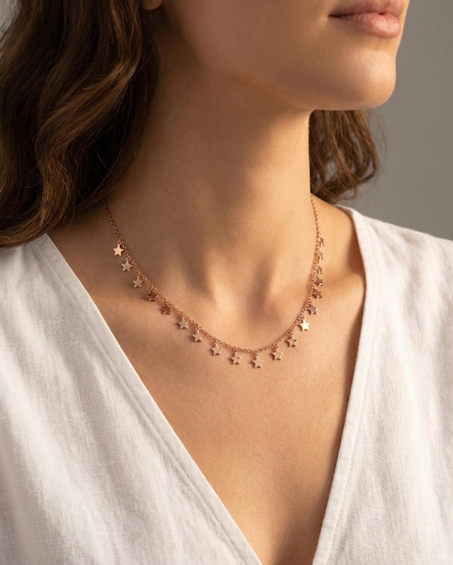 Solis Rose Gold Chain Pendant