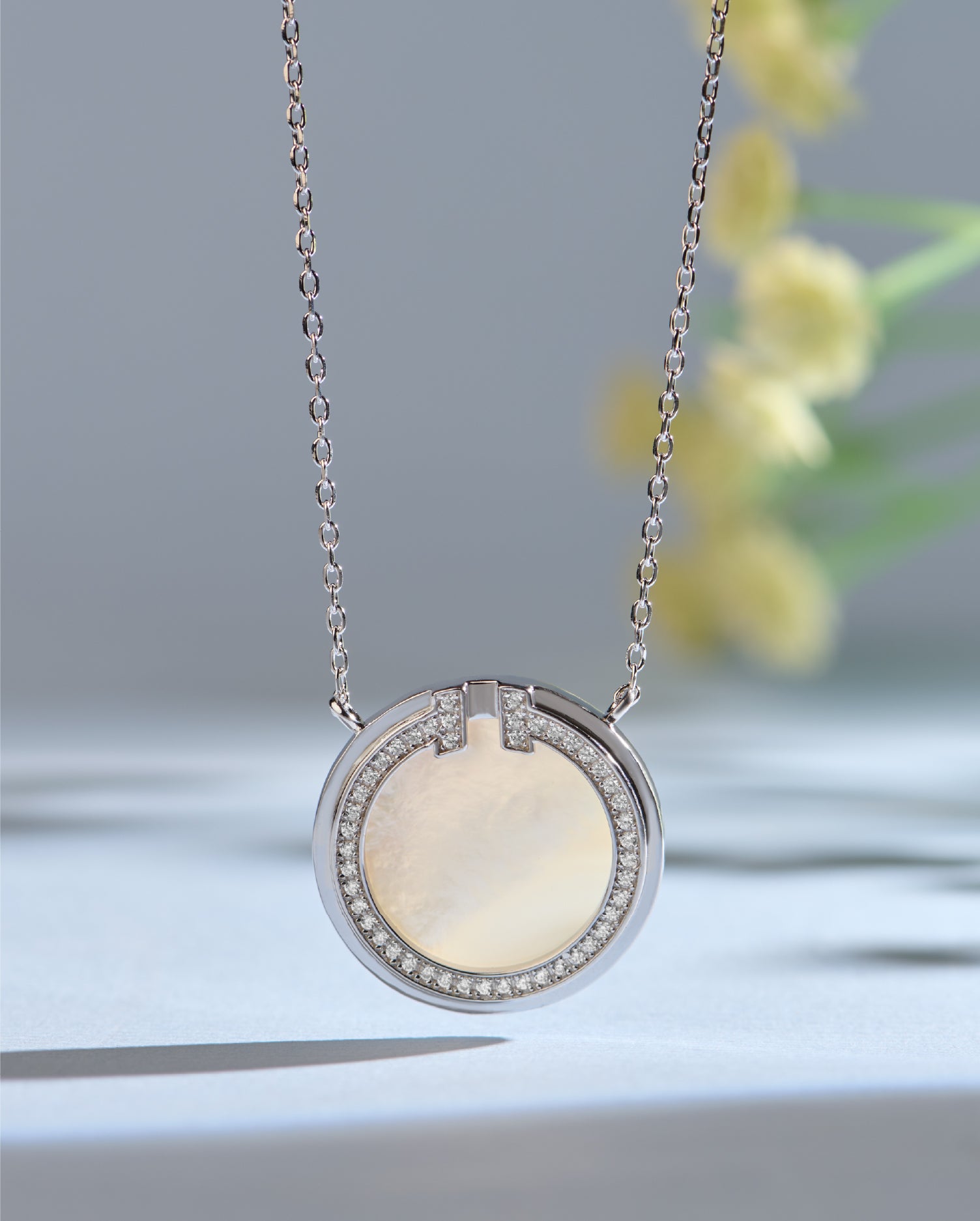 Nysa Silver Chain Pendant
