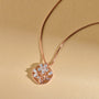 Elara Rose Gold Chain Pendant