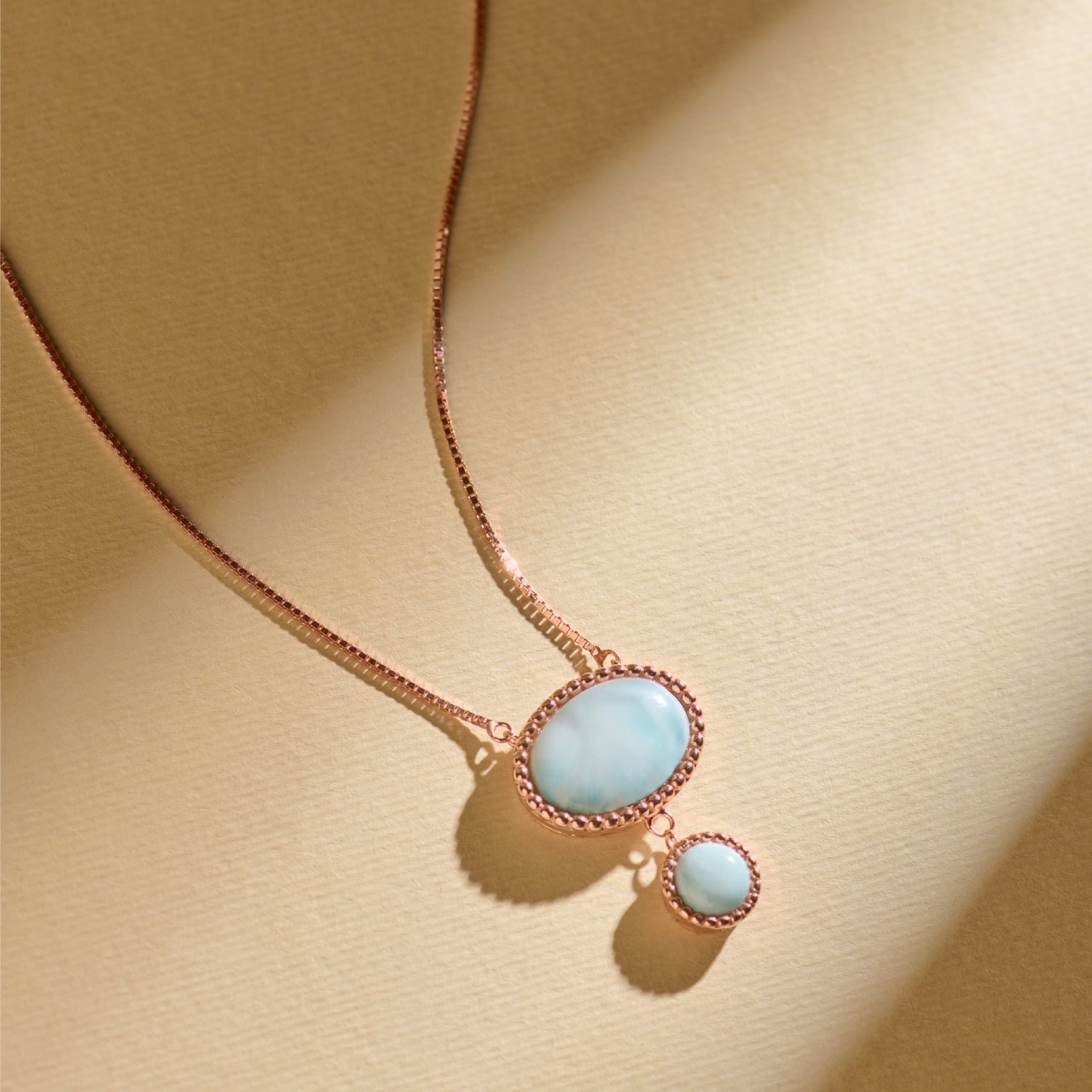 Lumen Rose Gold Chain Pendant