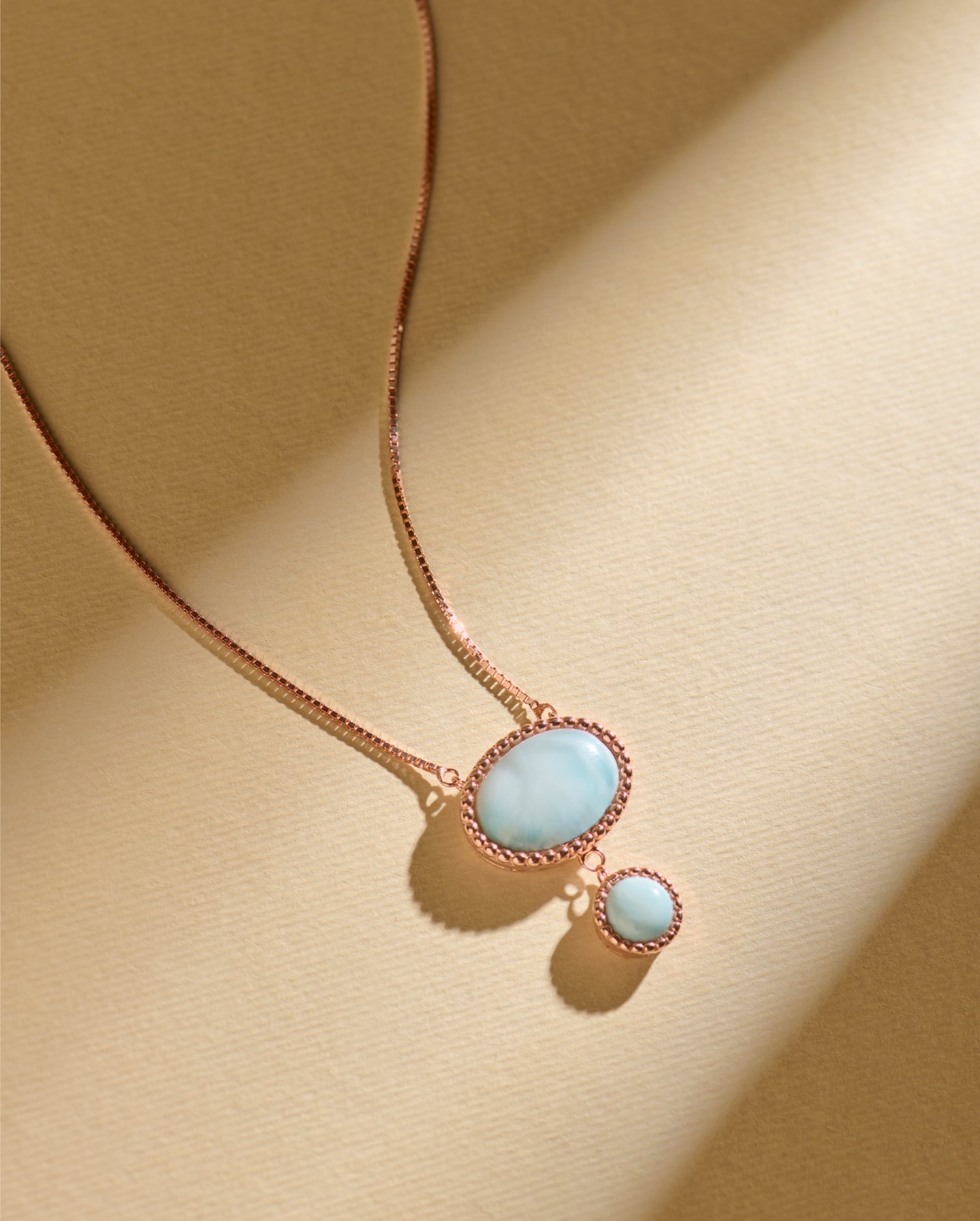 Lumen Rose Gold Chain Pendant