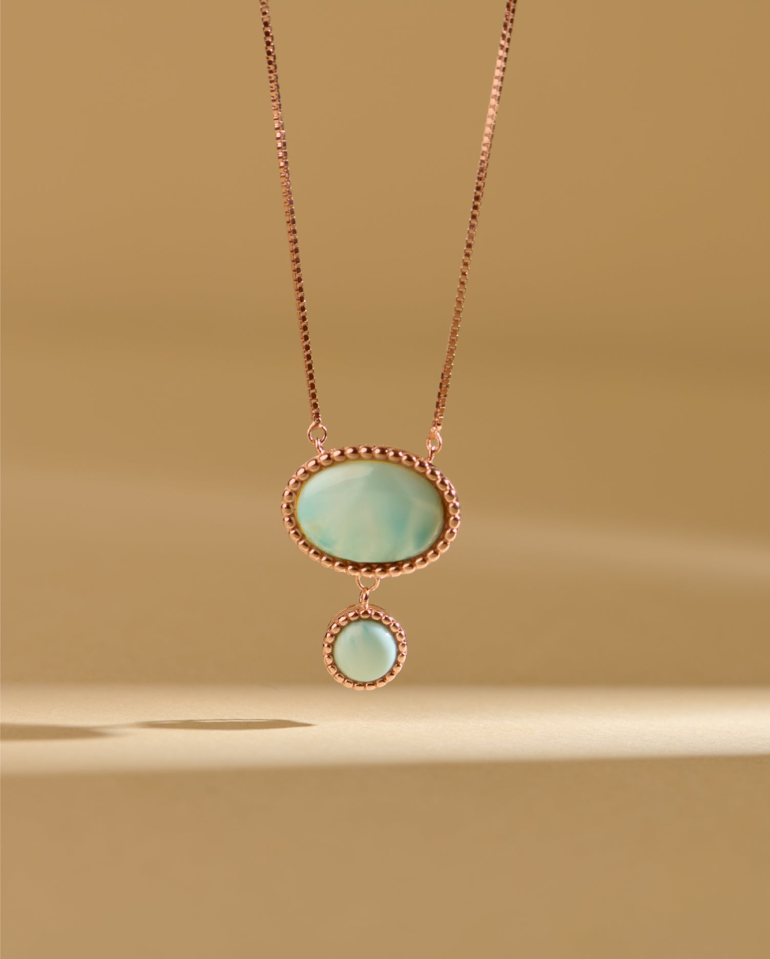 Lumen Rose Gold Chain Pendant