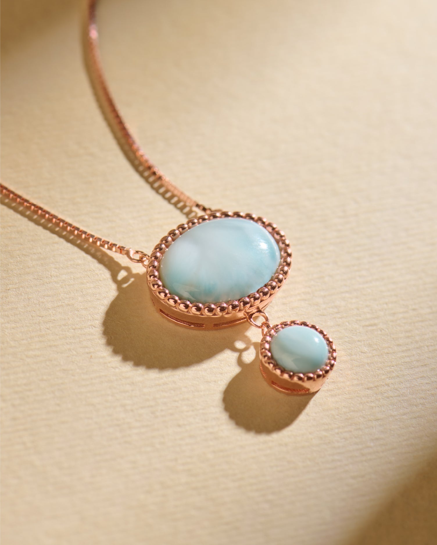 Lumen Rose Gold Chain Pendant