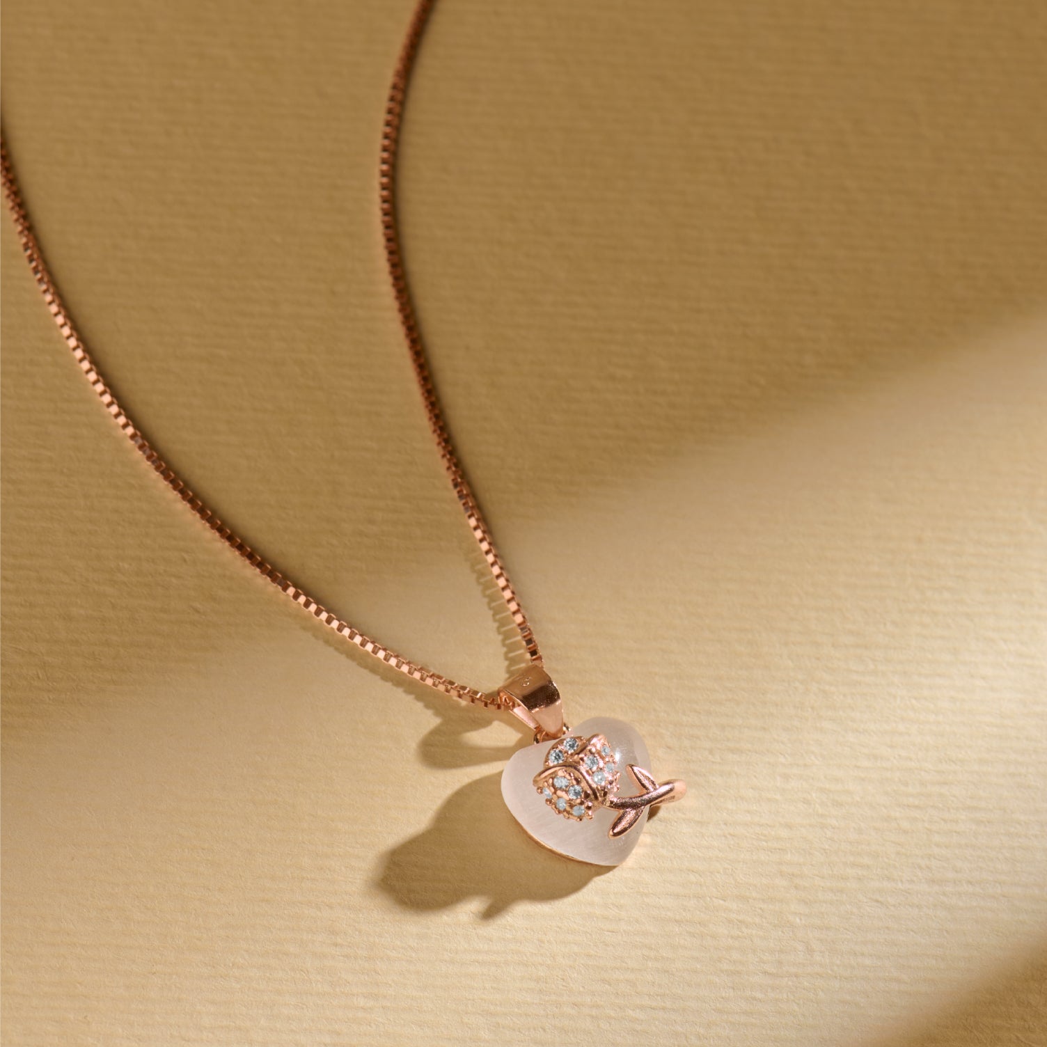 Osha Rose Gold Chain Pendant