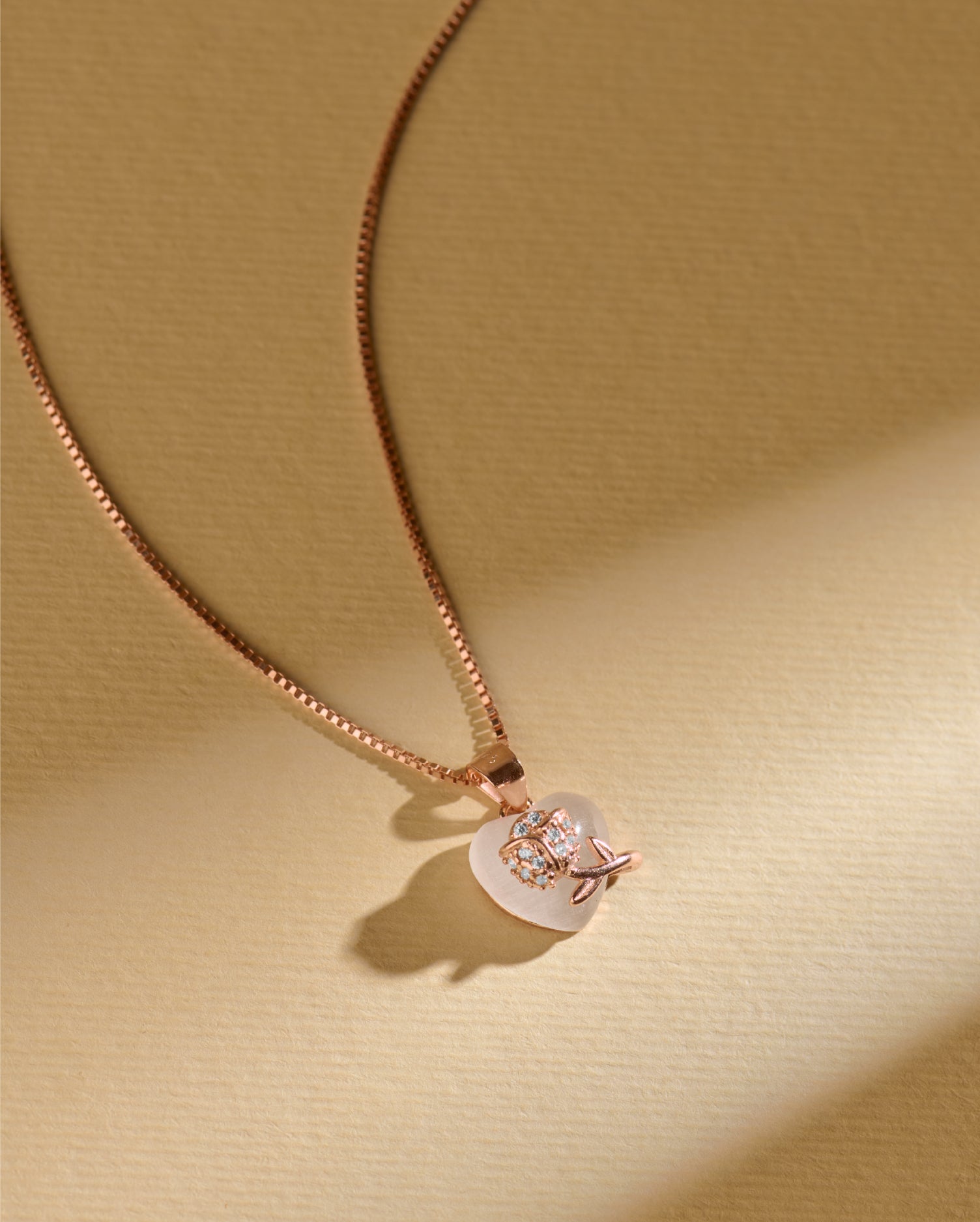 Osha Rose Gold Chain Pendant