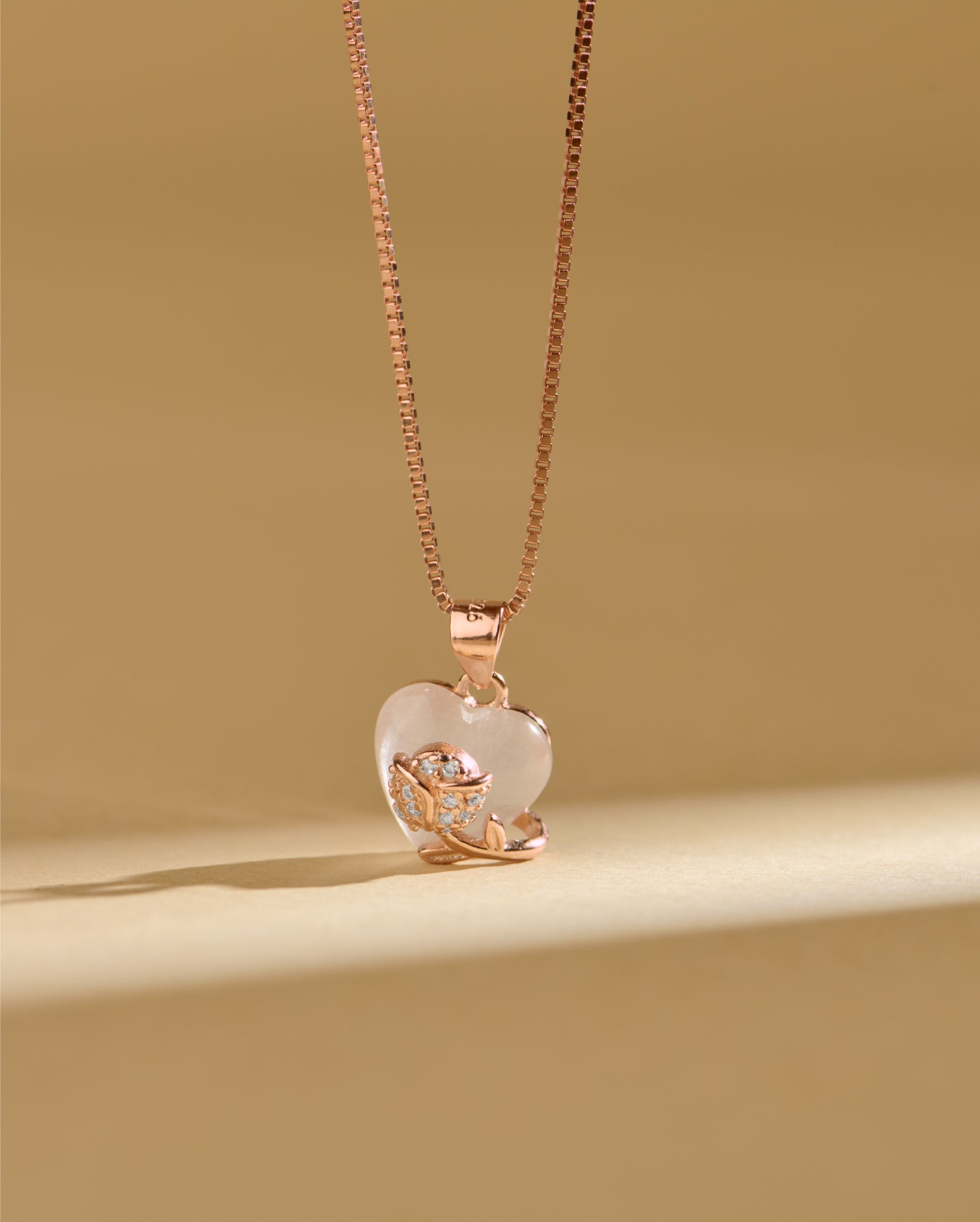 Osha Rose Gold Chain Pendant