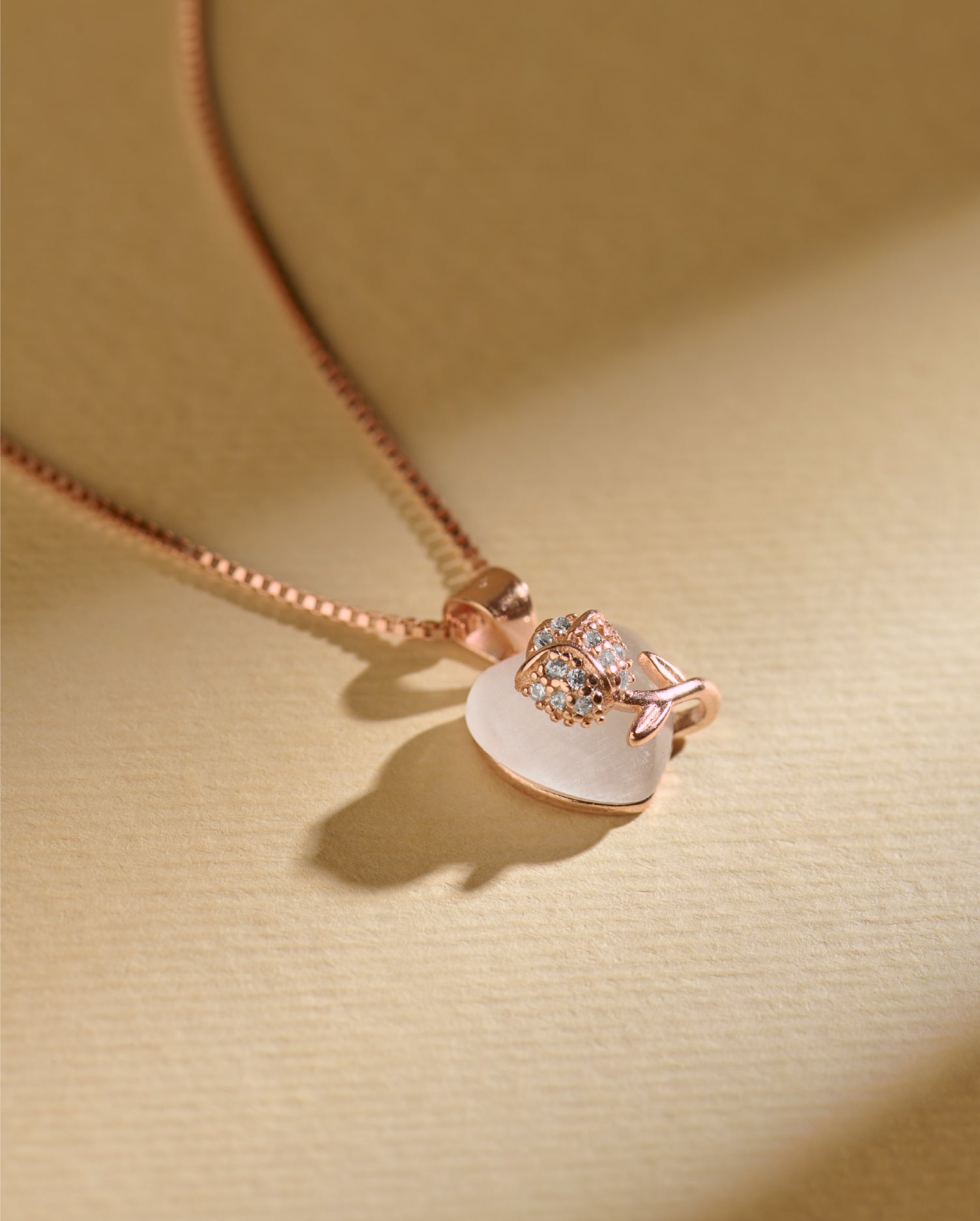 Osha Rose Gold Chain Pendant