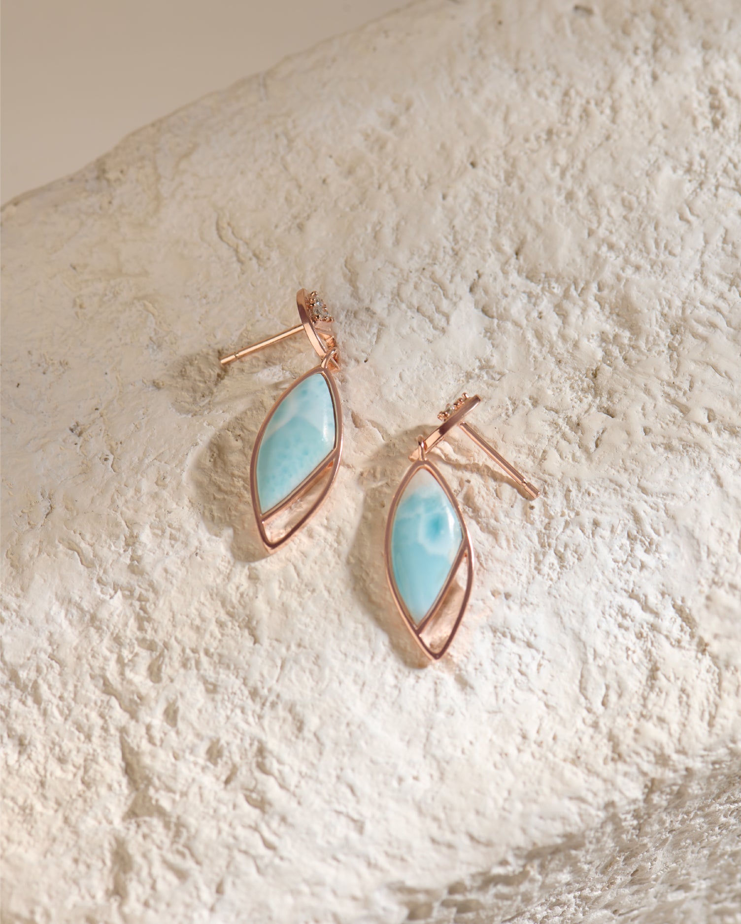 Celeste Rose Gold Earrings