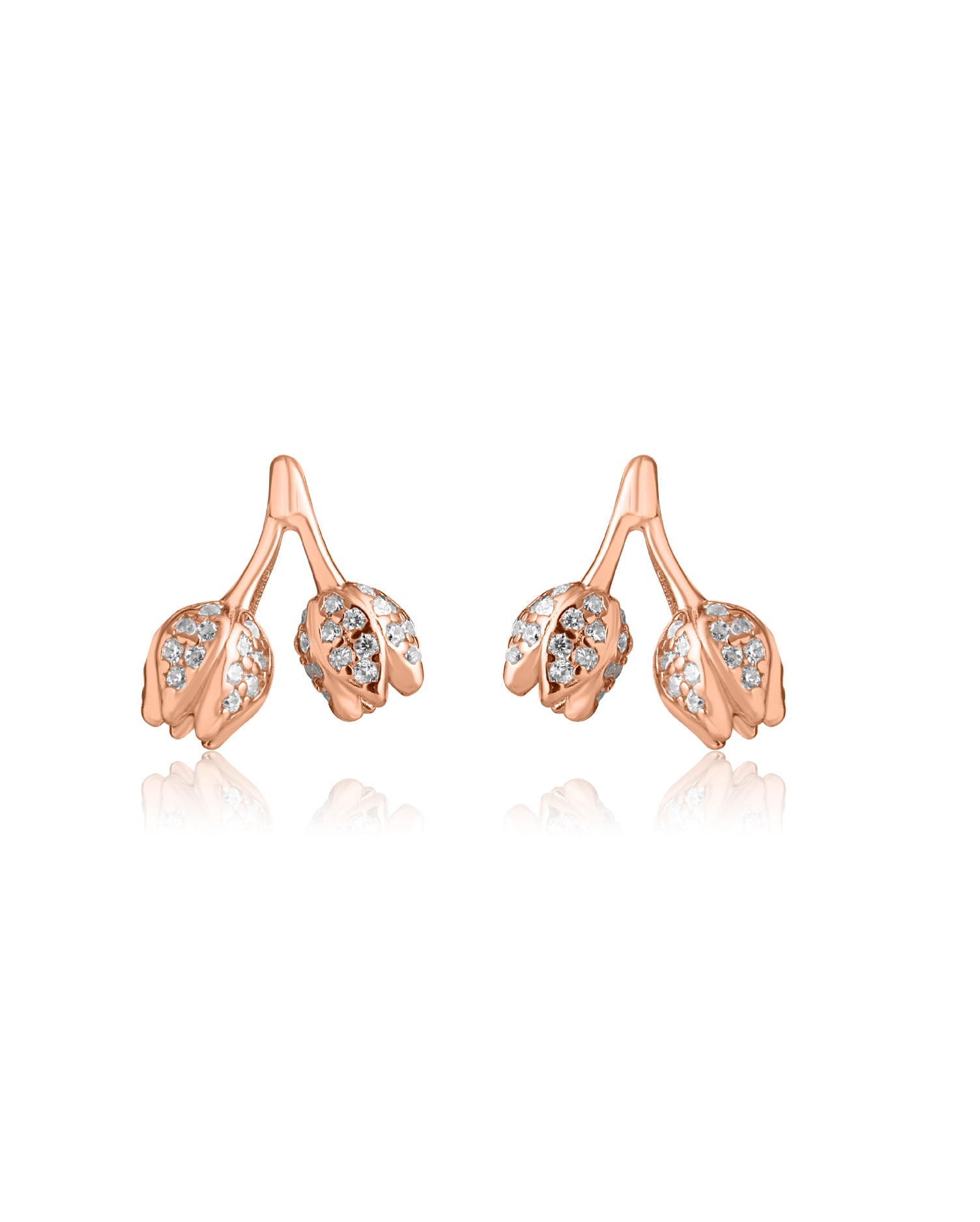 Allure Rose Gold Earrings
