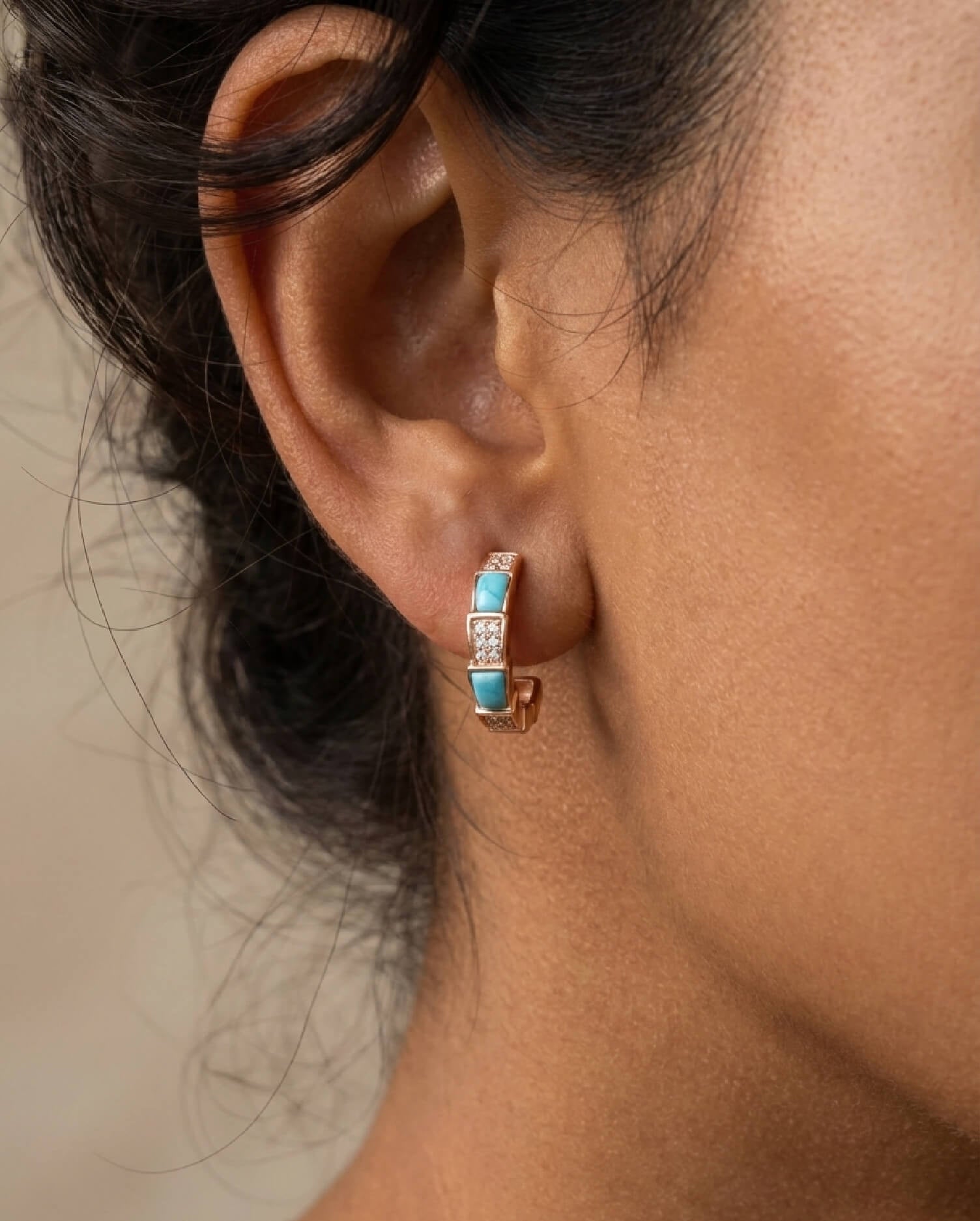 Nova Rose Gold Earrings