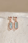 Luna Rose Gold Earrings