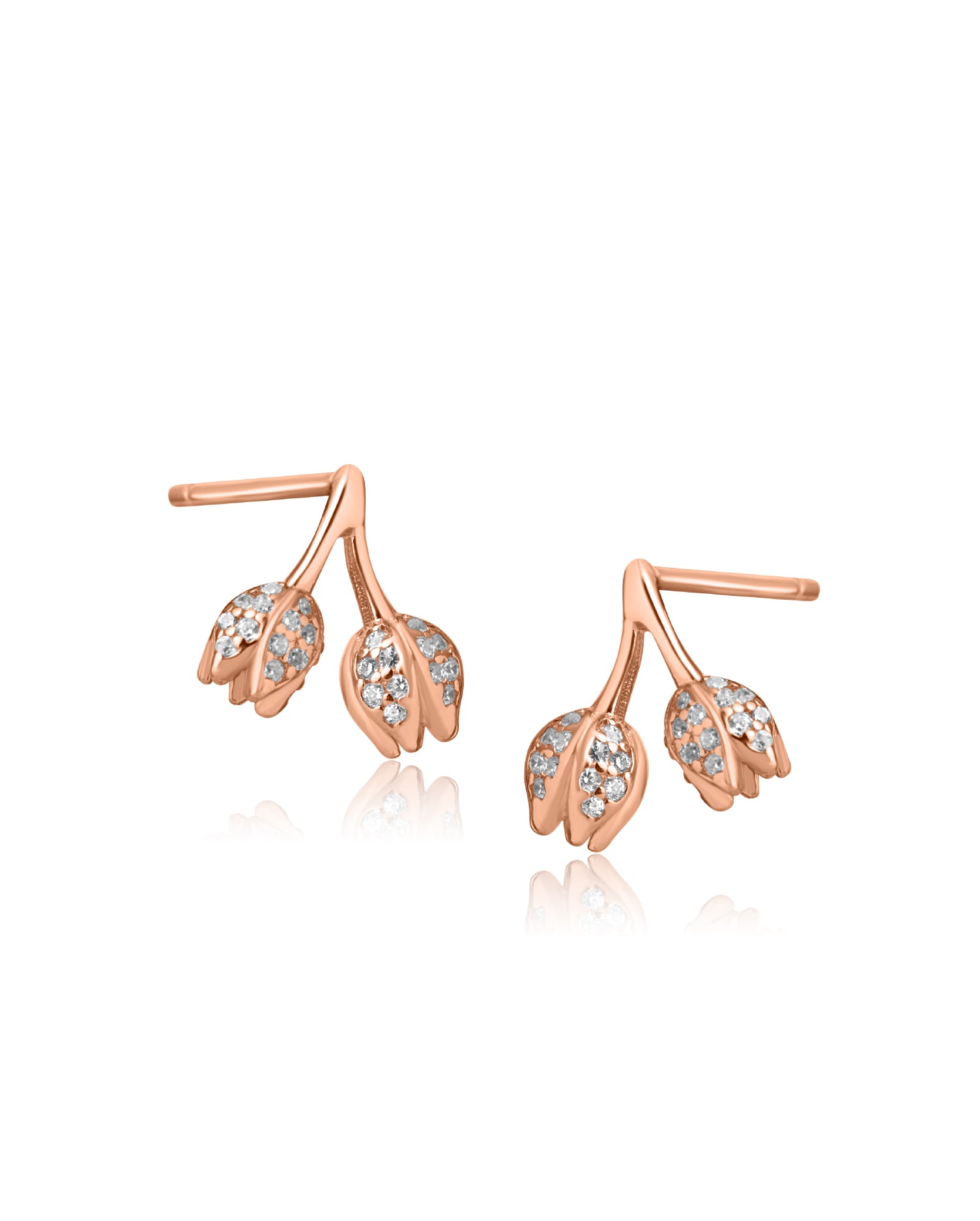 Allure Rose Gold Earrings