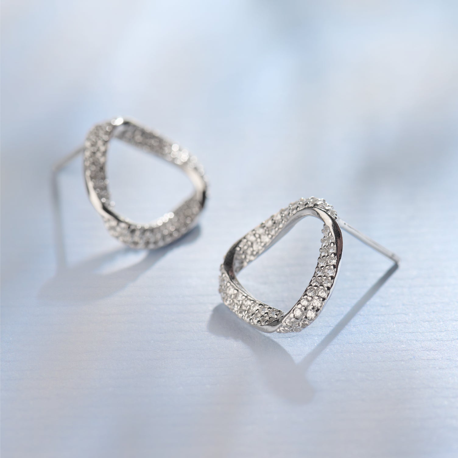 Orbit Silver Earrings