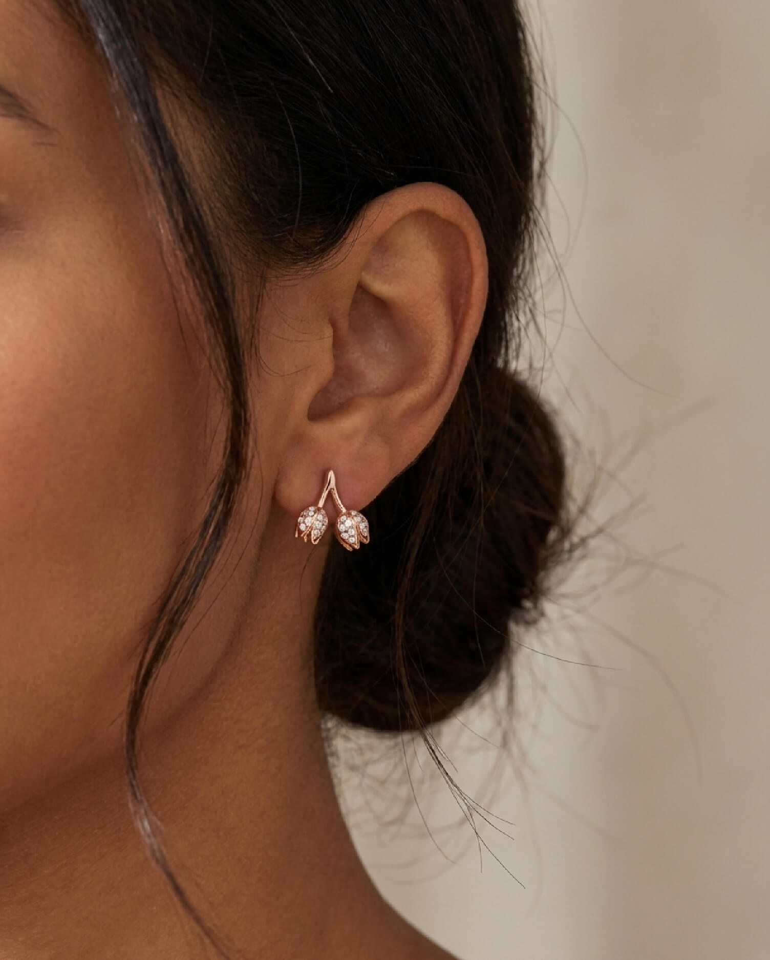 Allure Rose Gold Earrings