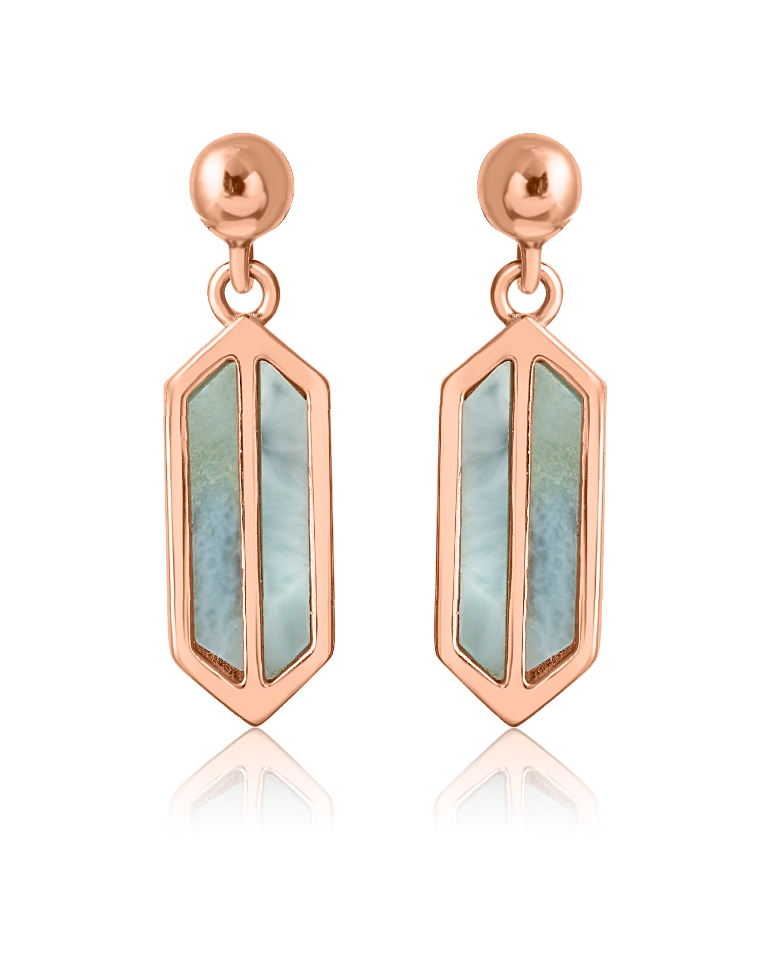 Luna Rose Gold Earrings