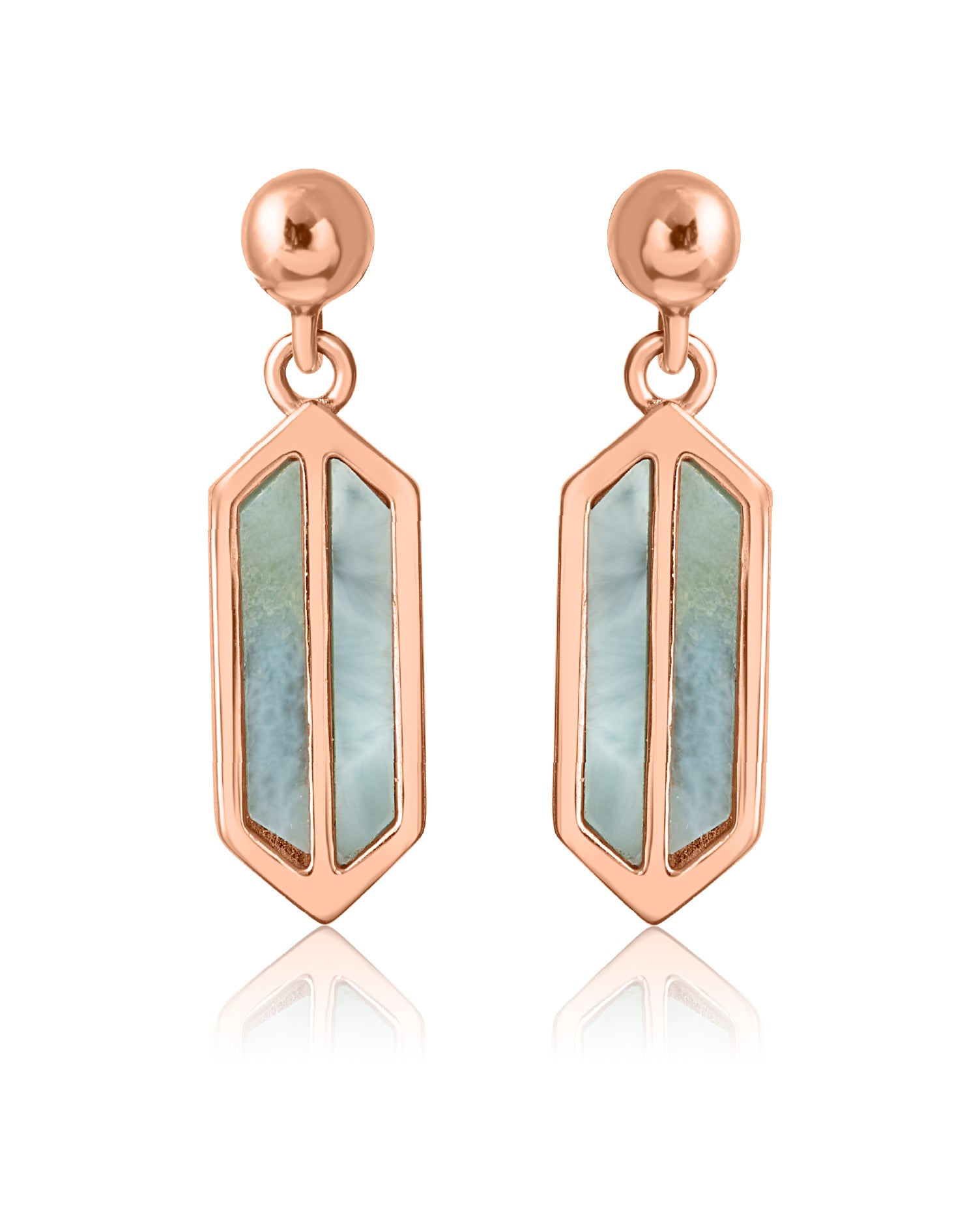 Luna Rose Gold Earrings