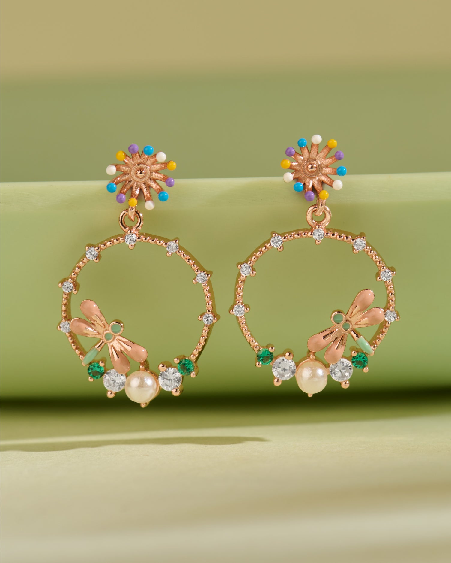 Haven Rose Gold Earrings