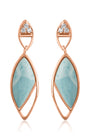 Celeste Rose Gold Earrings