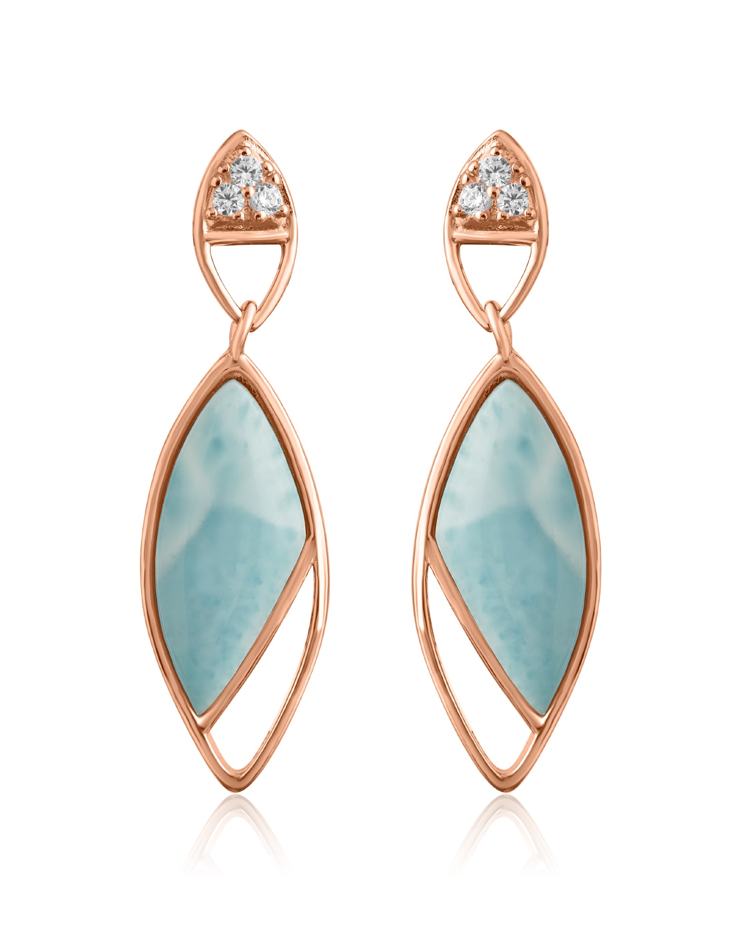 Celeste Rose Gold Earrings