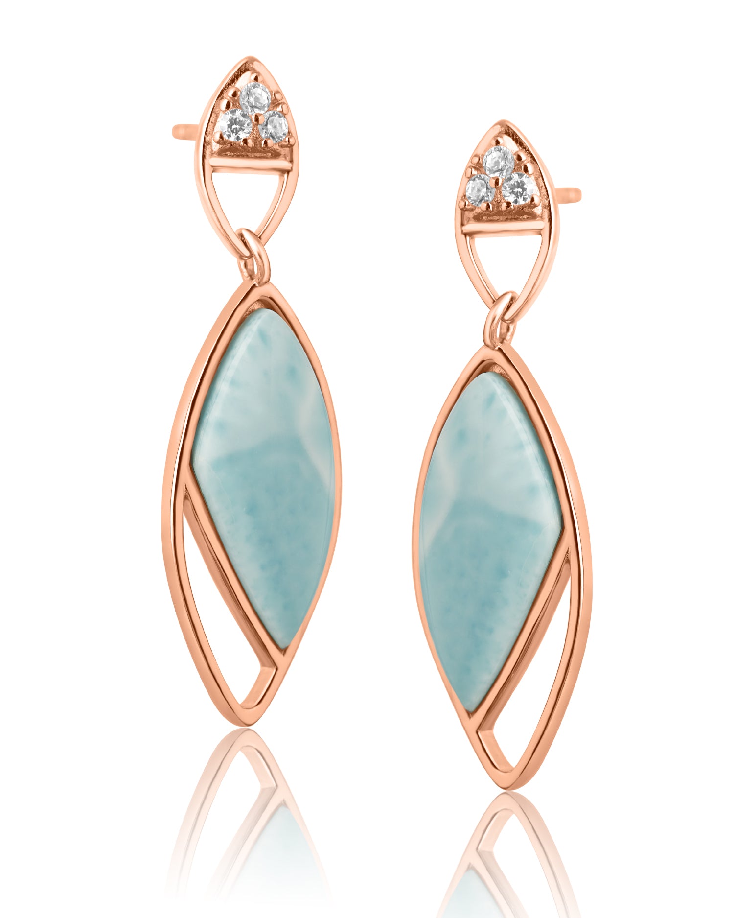 Celeste Rose Gold Earrings
