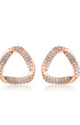 Orbit Rose Gold Earrings