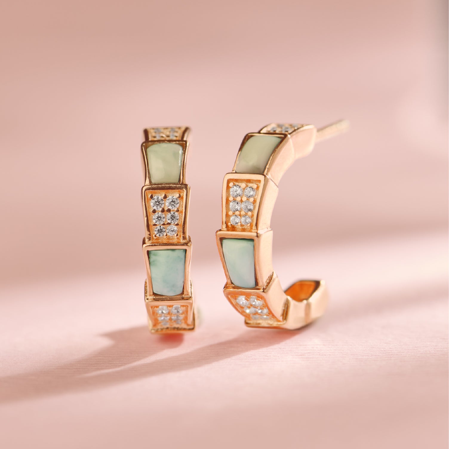 Nova Rose Gold Earrings