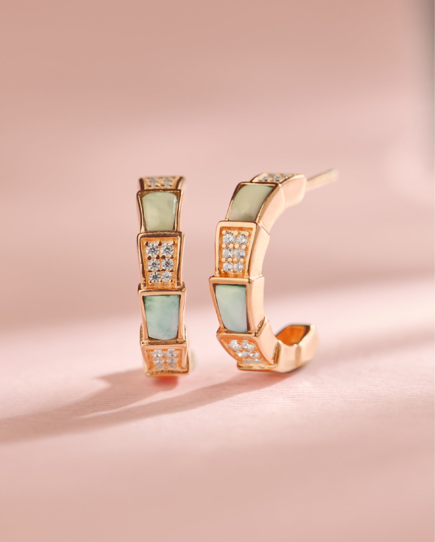 Nova Rose Gold Earrings