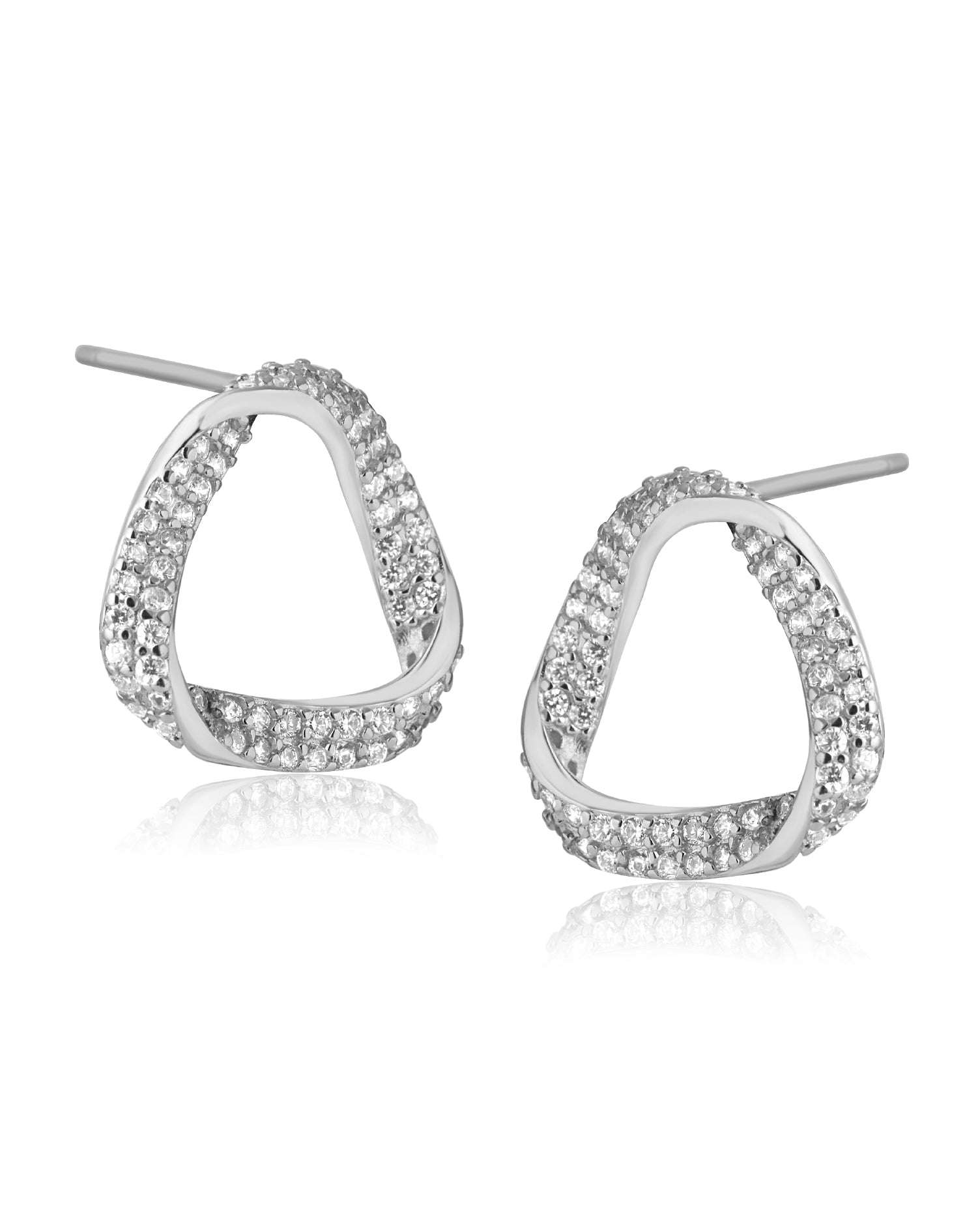 Orbit Silver Earrings