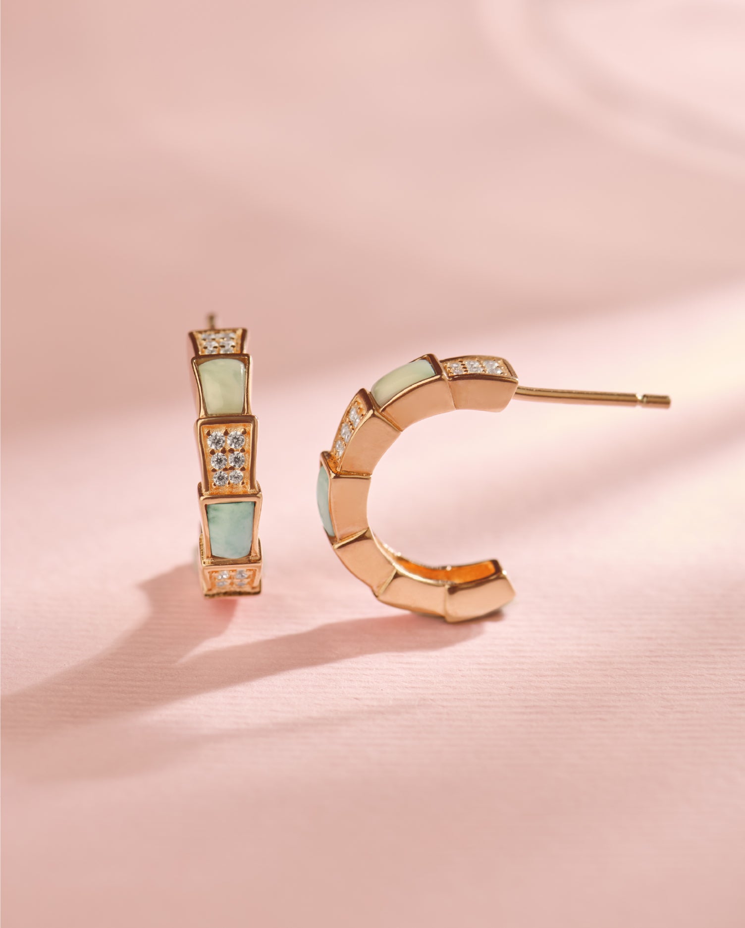 Nova Rose Gold Earrings