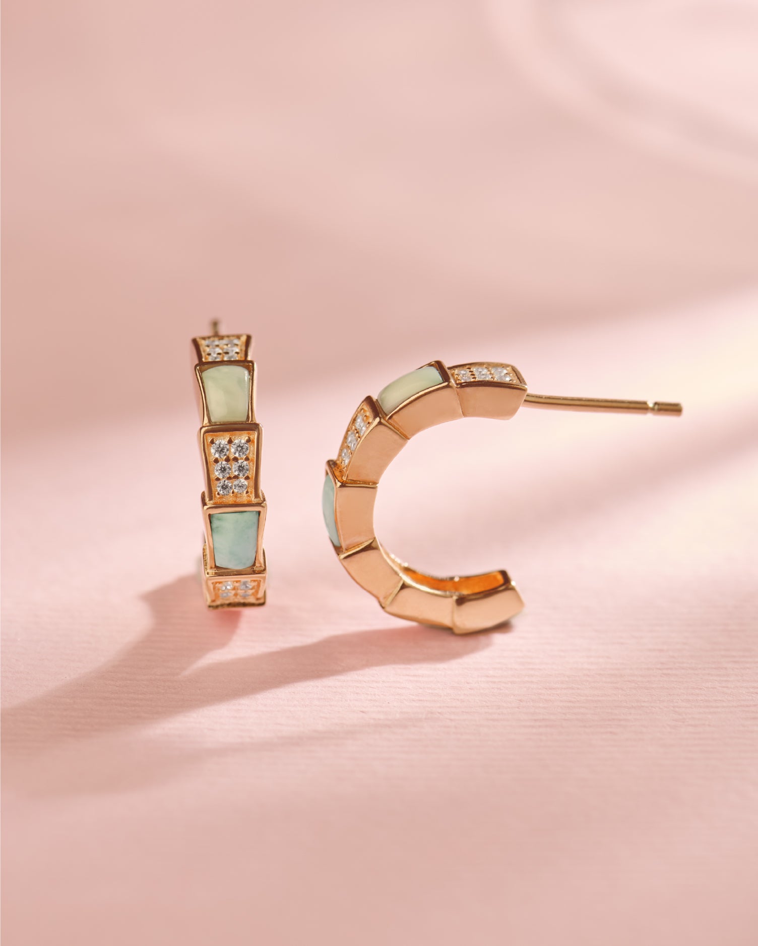 Nova Rose Gold Earrings