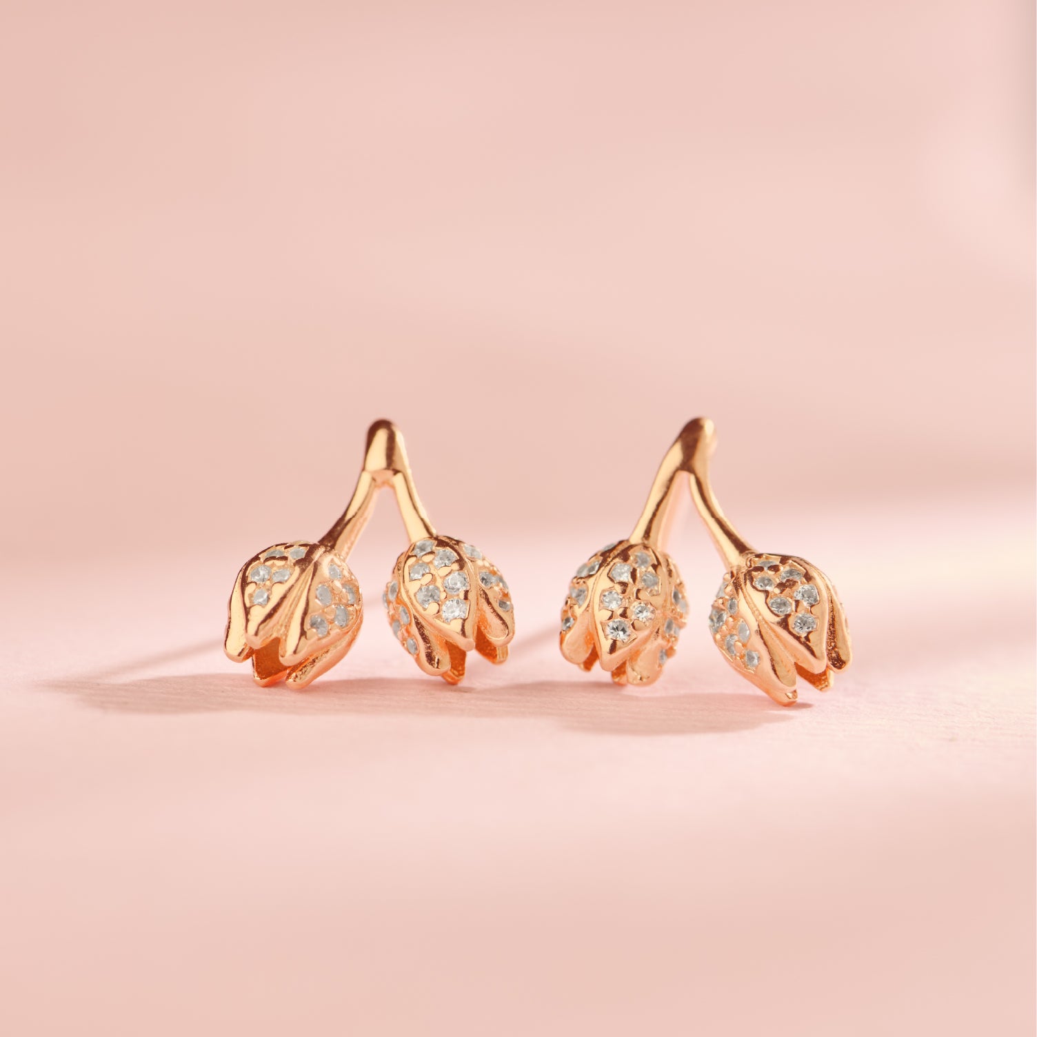 Allure Rose Gold Earrings