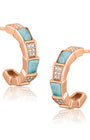 Nova Rose Gold Earrings