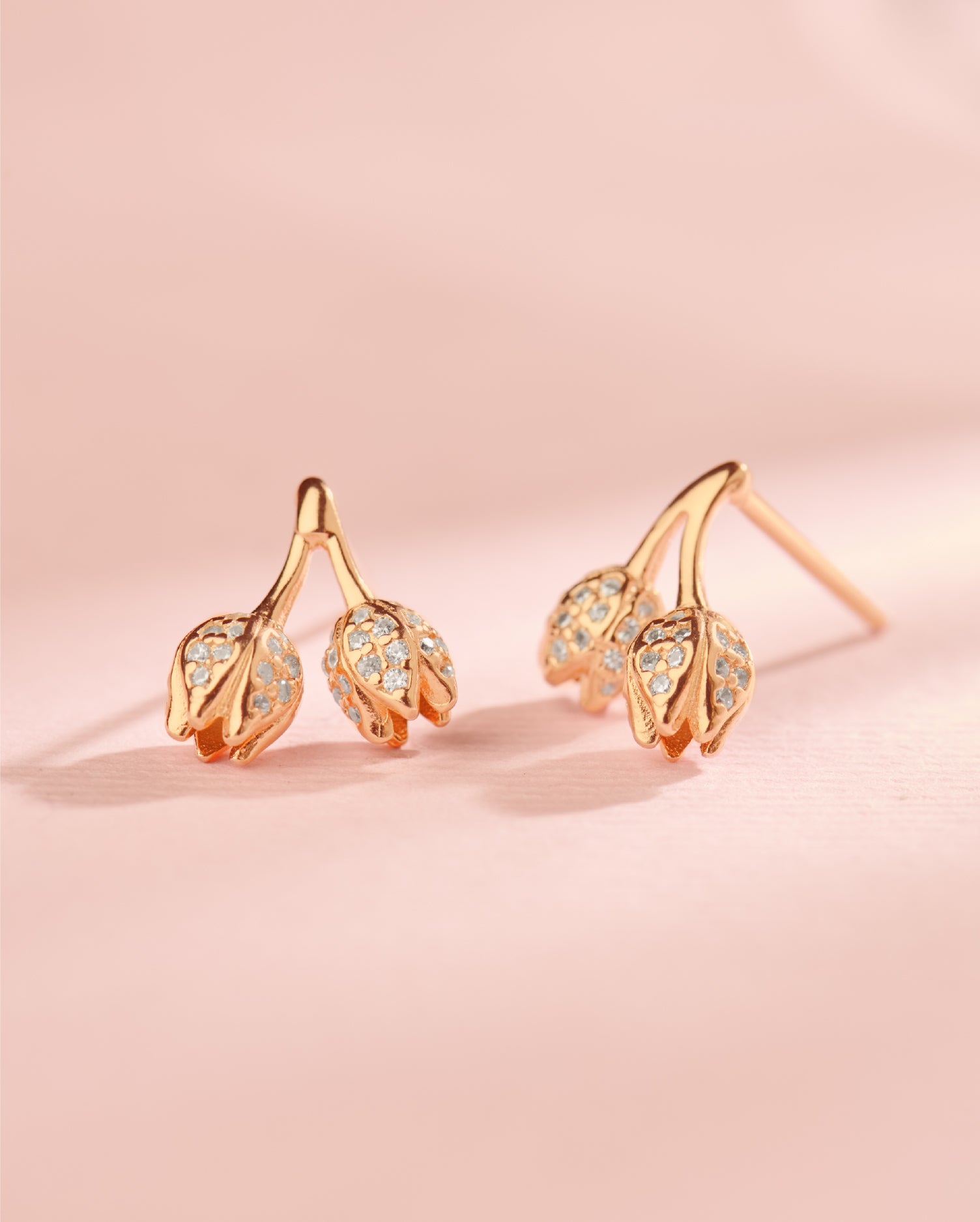 Allure Rose Gold Earrings