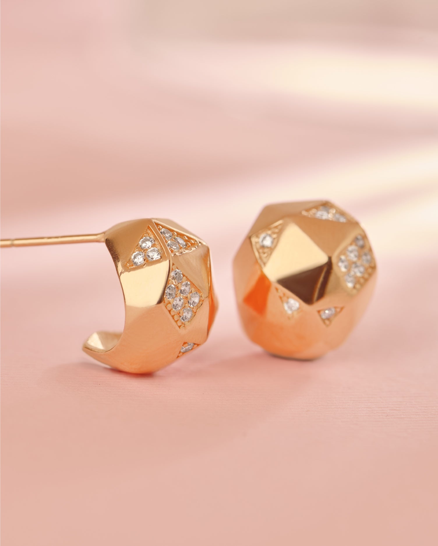 Amore Rose Gold Earrings