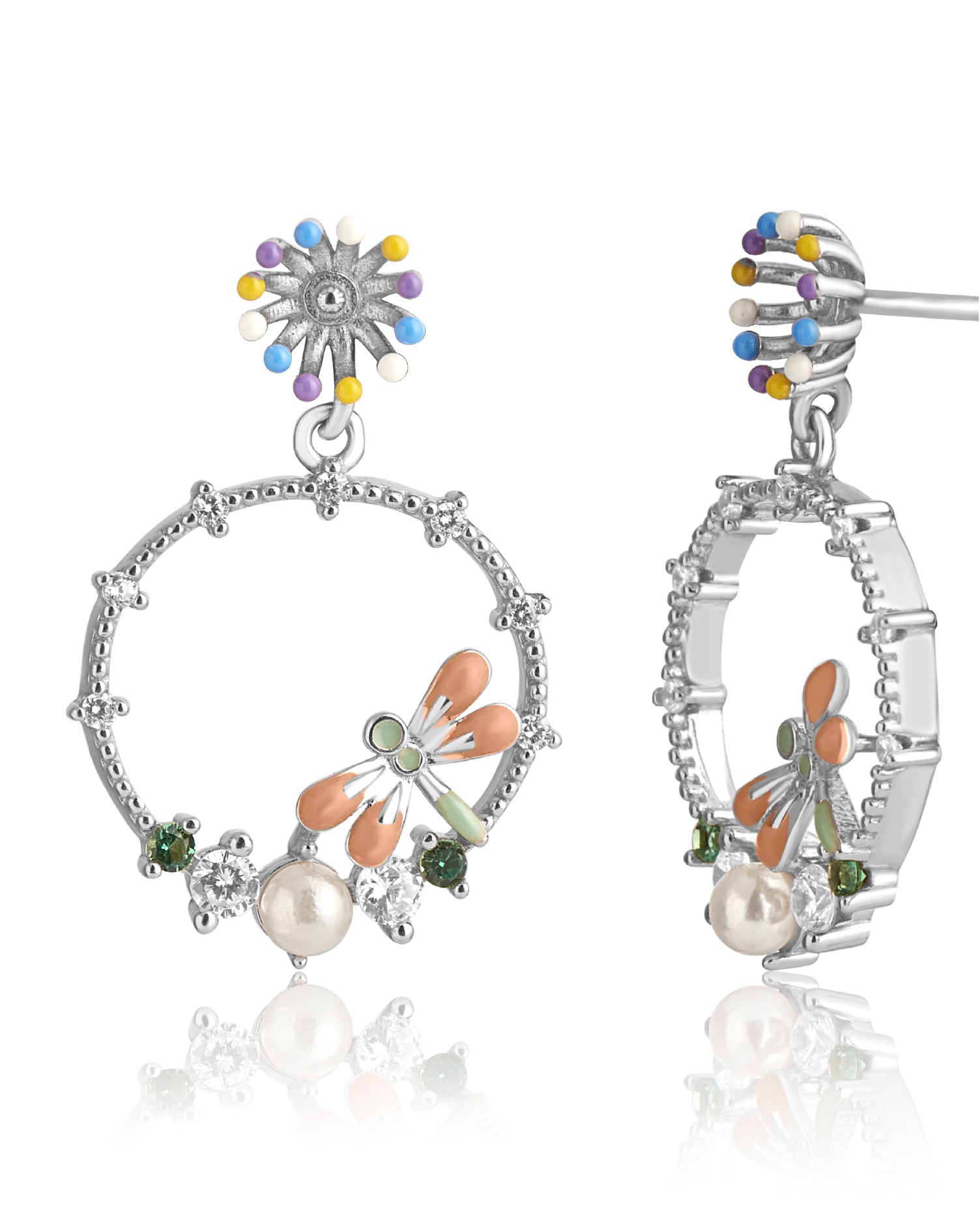 Haven Silver Earrings