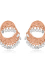 The Halo Rose Gold Earrings