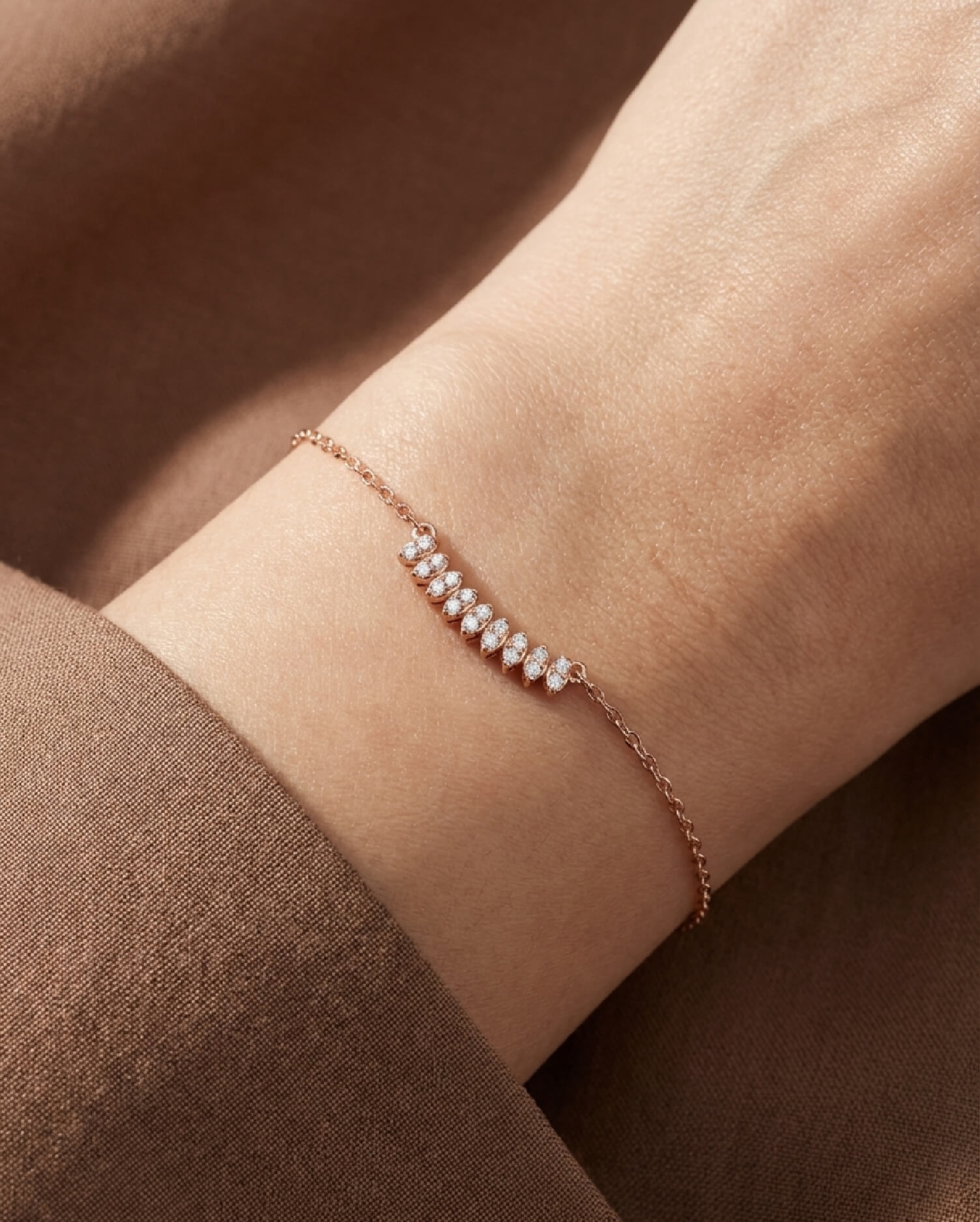 Linea Rose Gold Bracelet