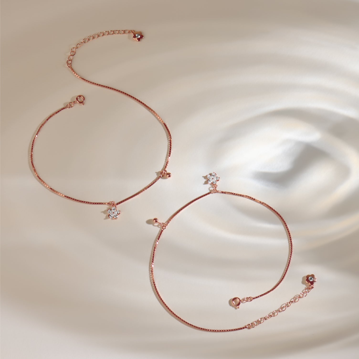Norelle Charm Rose Gold Anklets