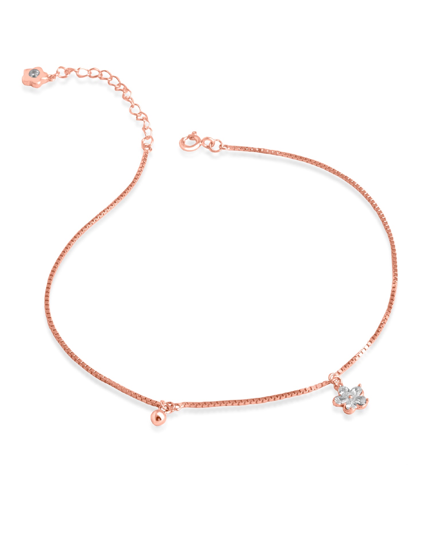 Norelle Charm Rose Gold Anklets