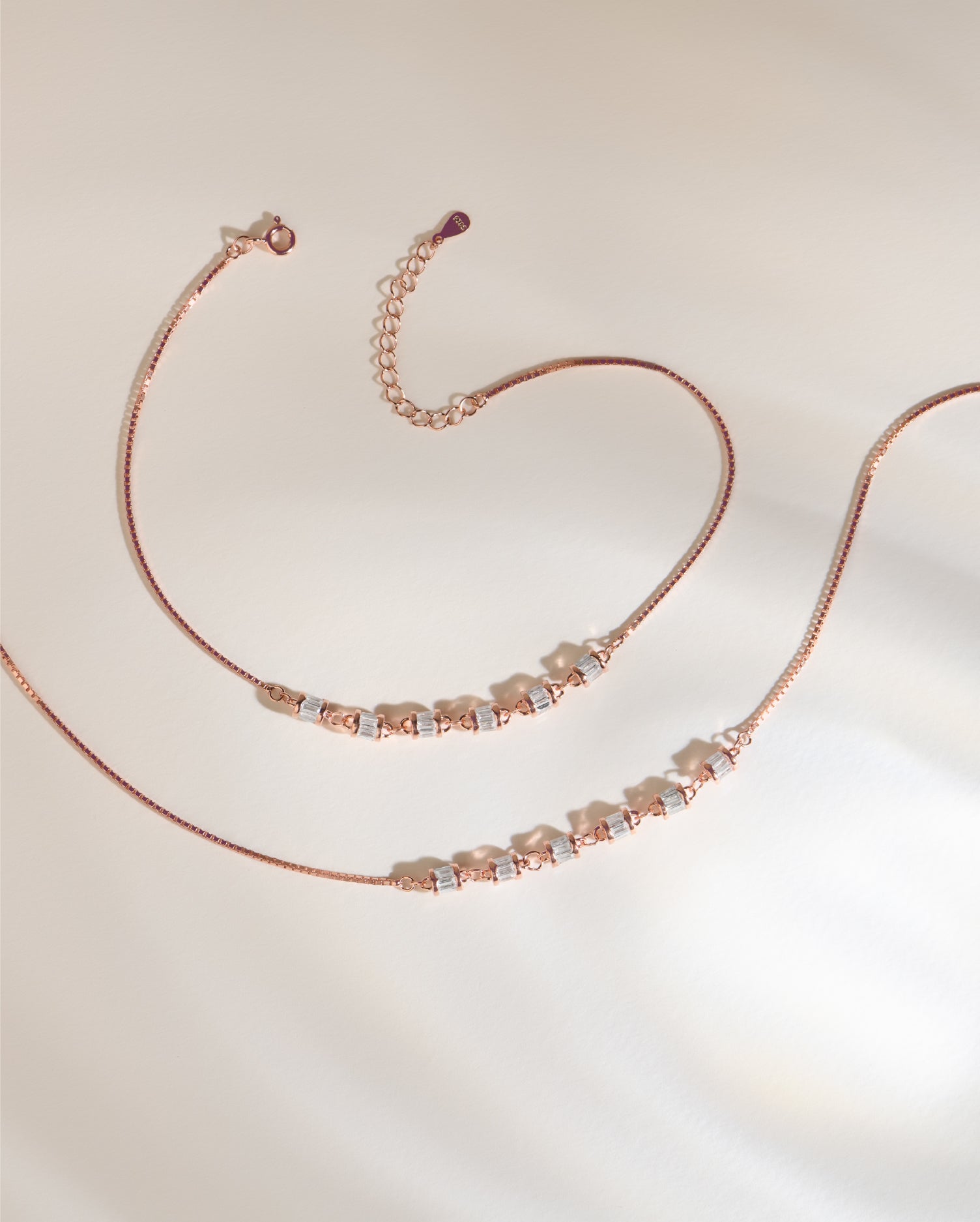 Celestara Rose Gold Anklets