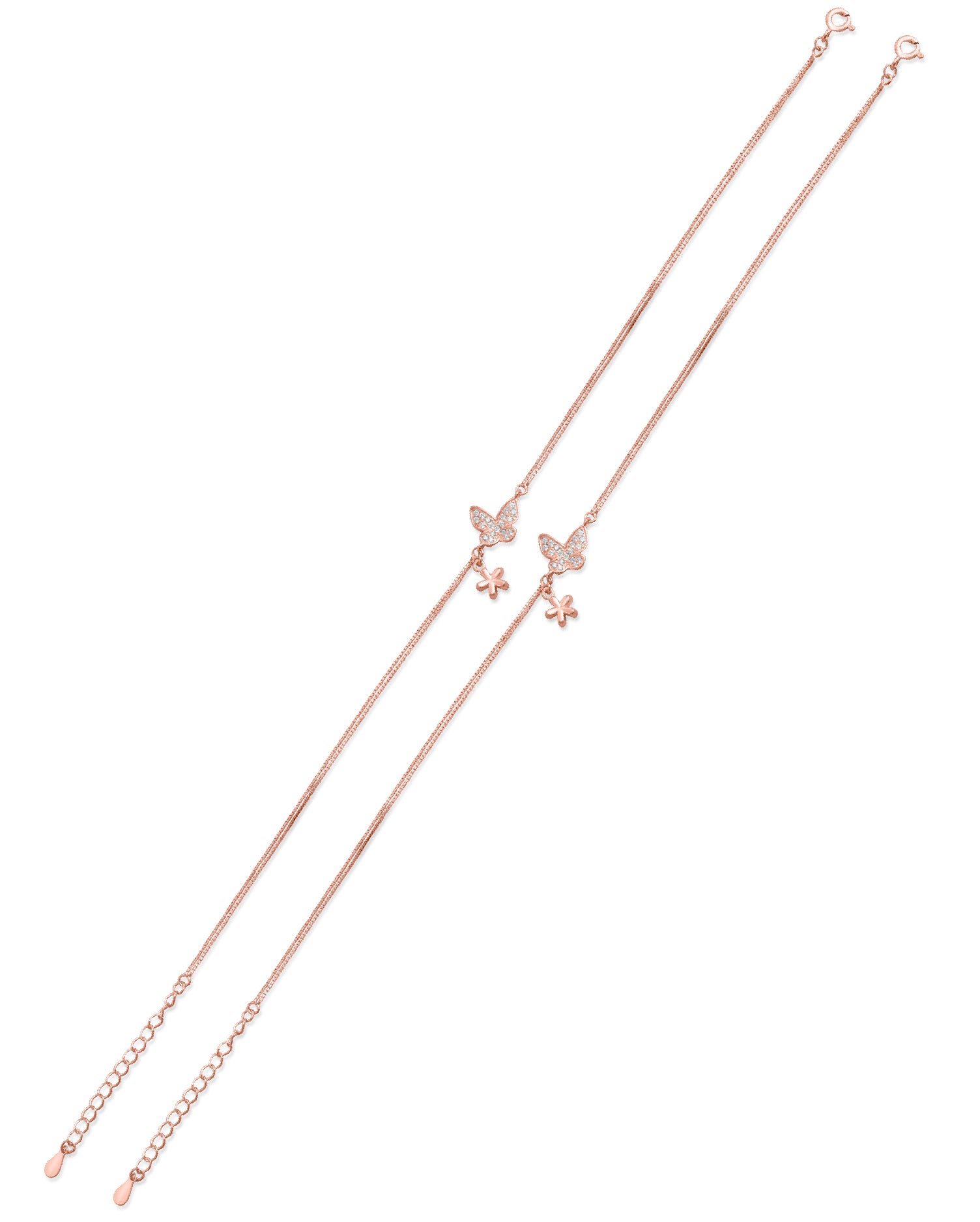 Everbloom Rose Gold Anklets