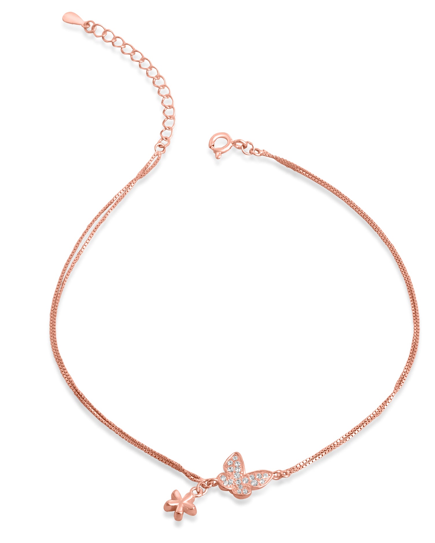Everbloom Rose Gold Anklets