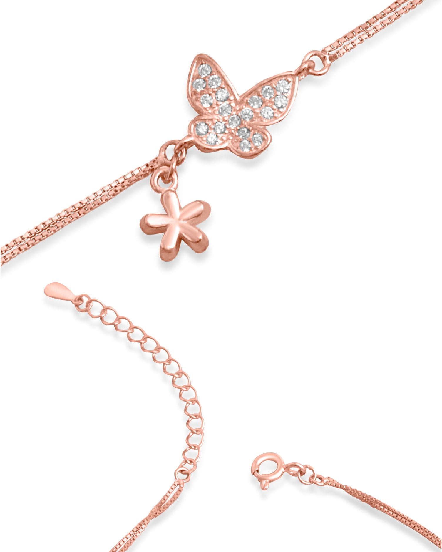 Everbloom Rose Gold Anklets